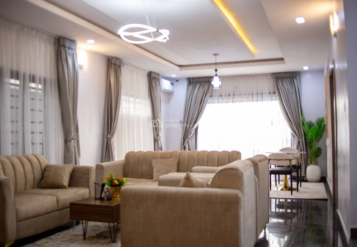 Fully Furnished 4bed Room Self Compound, Ajah, Lagos, House for Rent