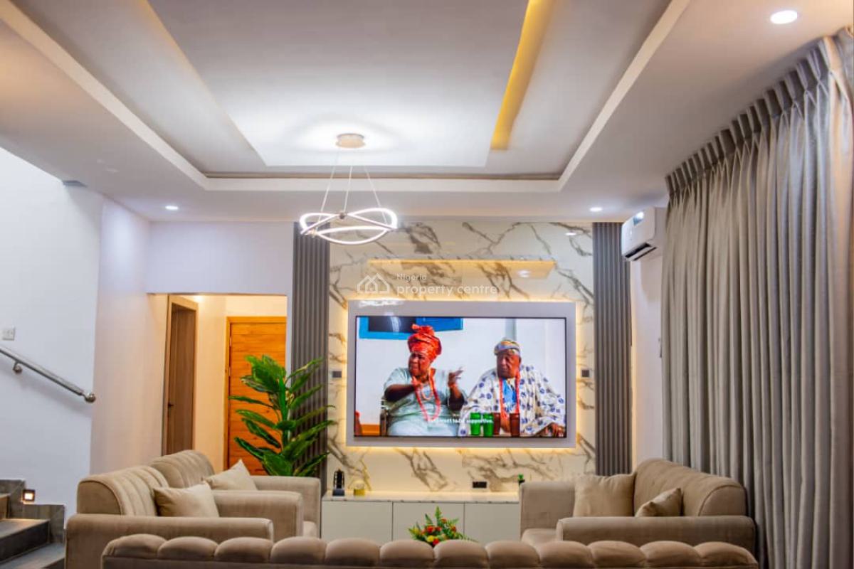 Fully Furnished 4bed Room Self Compound, Ajah, Lagos, House for Rent