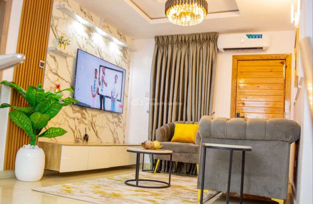 Fully Furnished 4bed Room Self Compound, Ajah, Lagos, House for Rent