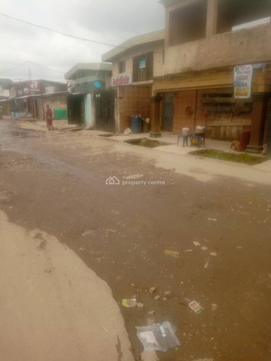 Half Plot of Land with Structure on Mafoluku Road Oshodi, Mafoluku Road, Mafoluku Oshodi, Mafoluku, Oshodi, Lagos, Commercial Land for Sale