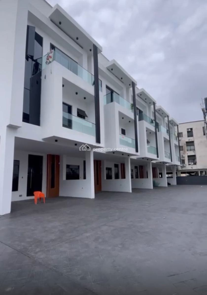 Beautiful 4 Bedroom Terrace Duplex with a Pool, Osapa, Lekki, Lagos, House for Sale
