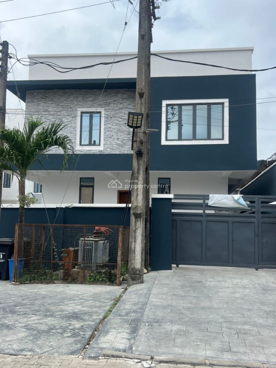 Lovely Finished 5 Bedroom Detached Duplex with a Bq in an Estate, U3 Estate, Lekki Phase 1, Lekki, Lagos, Detached Duplex for Sale