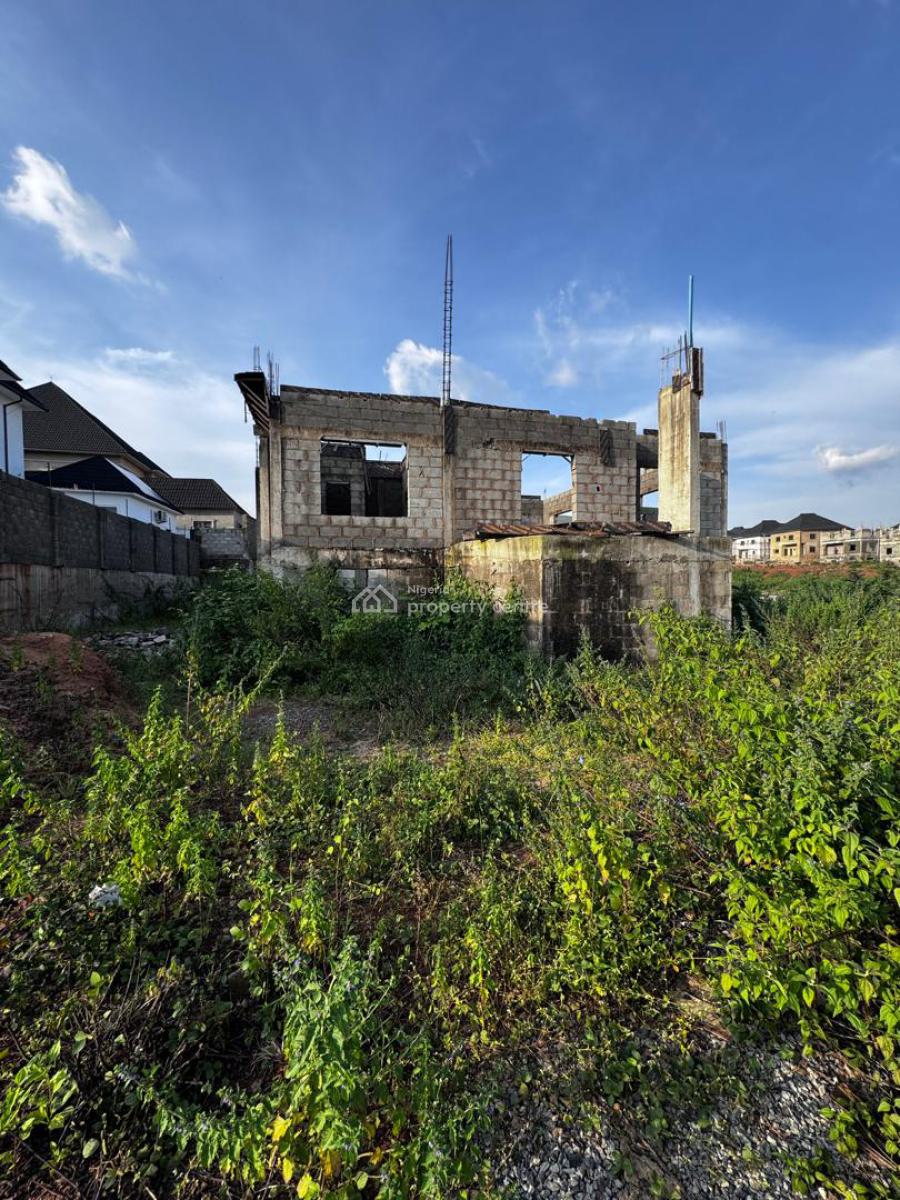 5 Bed Fully Detached-duplex (carcass), Asokoro District, Abuja, Detached Duplex for Sale