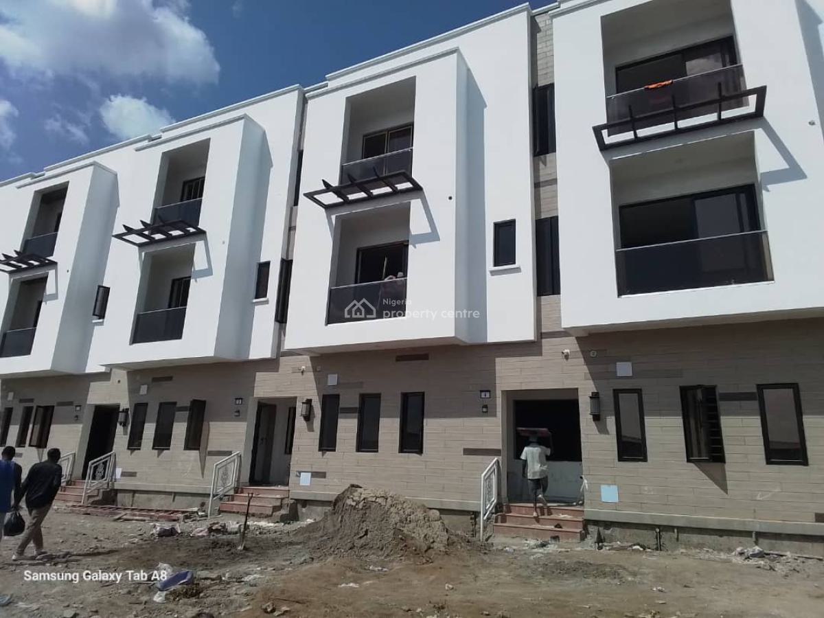 4 Bedroom Terrace with 1 Room Bq, Jahi Near Peace Apartment, Jahi, Abuja, Terraced Duplex for Sale