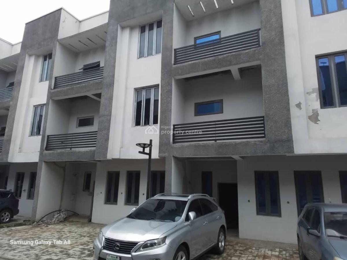 4 Bedroom Terrace Duplex with 1 Room Bq, Guzape District, Abuja, Terraced Duplex for Sale