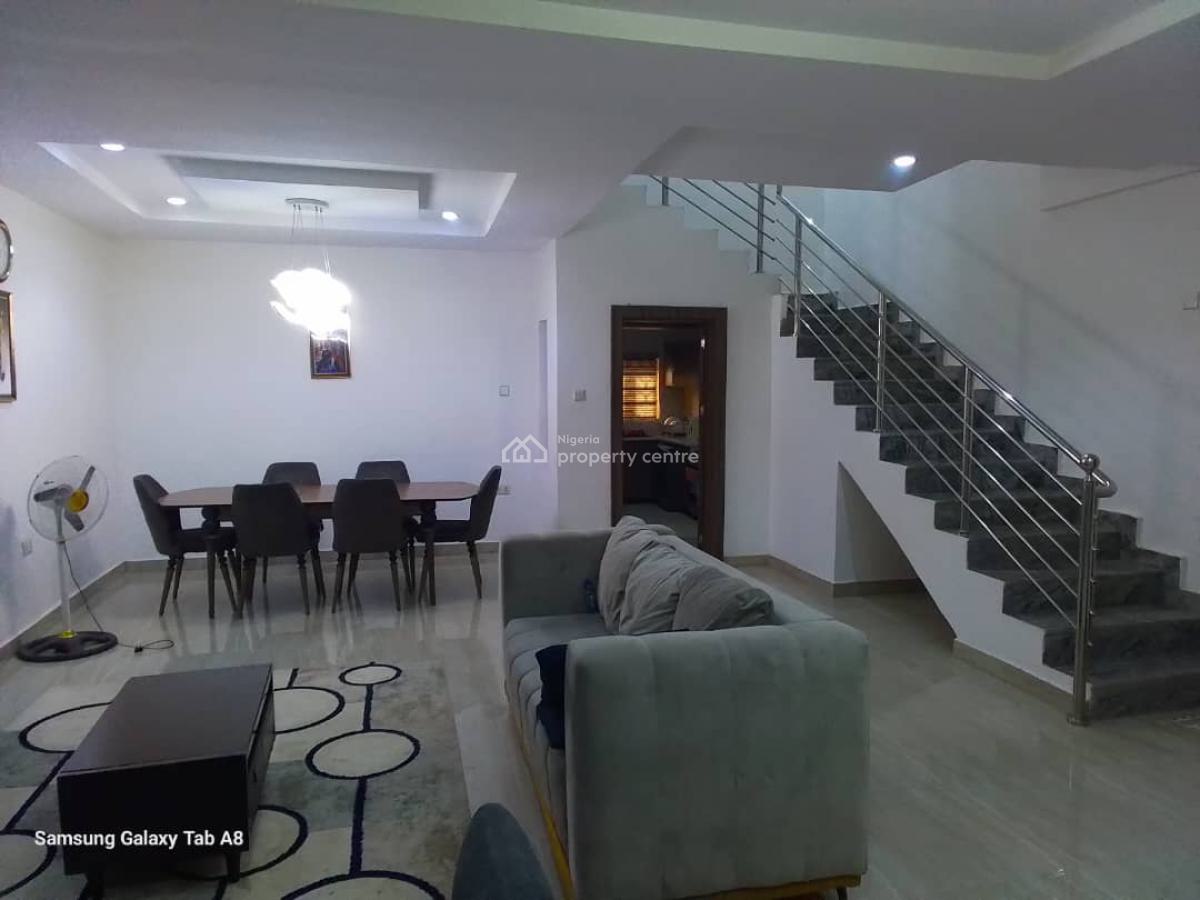 4 Bedroom Furnished Terrace with 1 Room Bq, Jahi, Abuja, Terraced Duplex for Sale