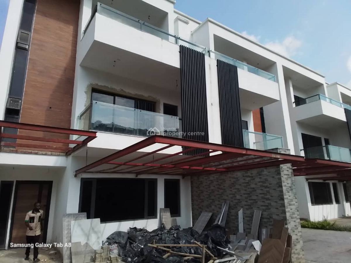 Luxury 4 Bedroom Terrace with Basement, Katampe Extension, Katampe Extension, Katampe, Abuja, Terraced Duplex for Sale