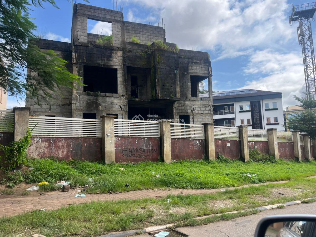 1700sqm Land Size with Uncompleted Building, Wuse 2, Abuja, Commercial Land for Sale