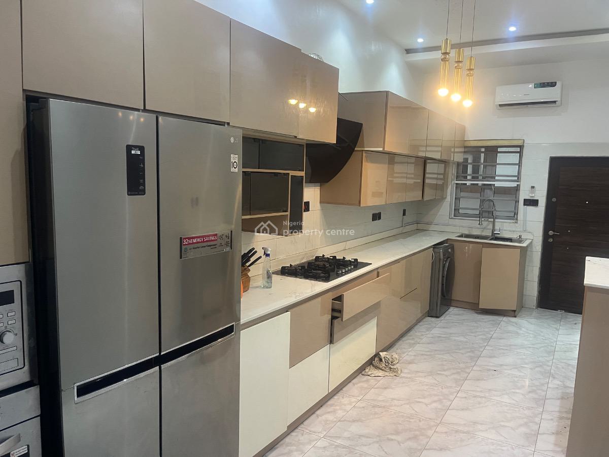 Luxury Fully Furnished 4 Bedrooms Detached House with a Bq, 11 Off Eletu Way, Lekki, Lagos, House for Rent