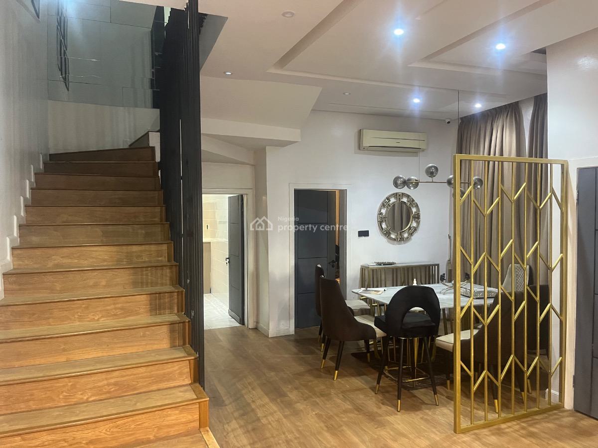 Luxury Fully Furnished 4 Bedrooms Detached House with a Bq, 11 Off Eletu Way, Lekki, Lagos, House for Rent