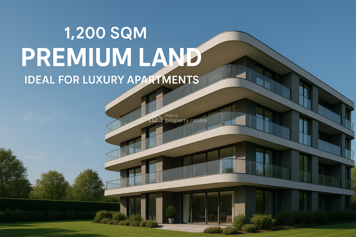 1,200sqm Premium Land Ideal for Luxury Apartments Or Terrace, Ikate, Lekki, Lagos, Mixed-use Land for Sale