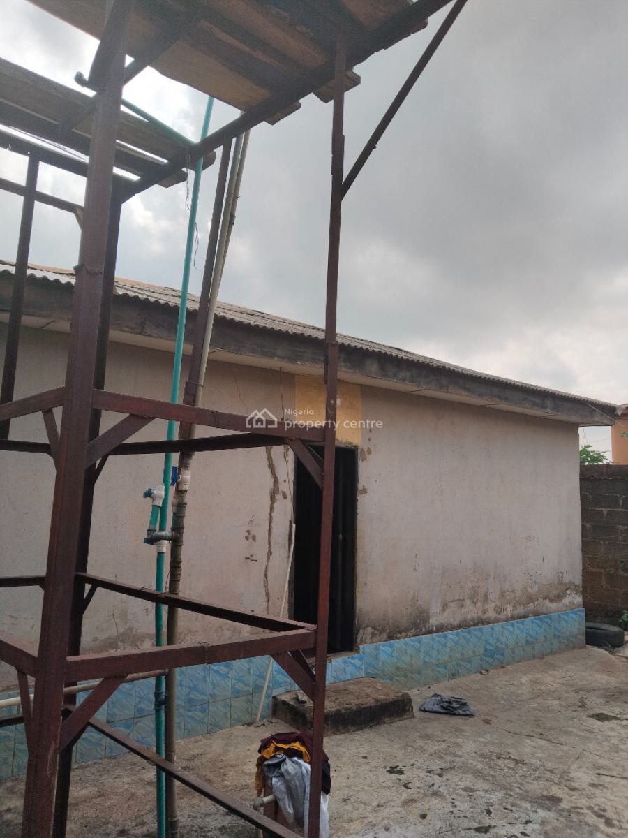 8 Nos Rooms, Bq Kitchen and  1no Shop on Half Plot of Land with Cofo, Otun Road Akute Ogun State Accessible From Ojodu Berger, Akute, Ifo, Ogun, Detached Bungalow for Sale