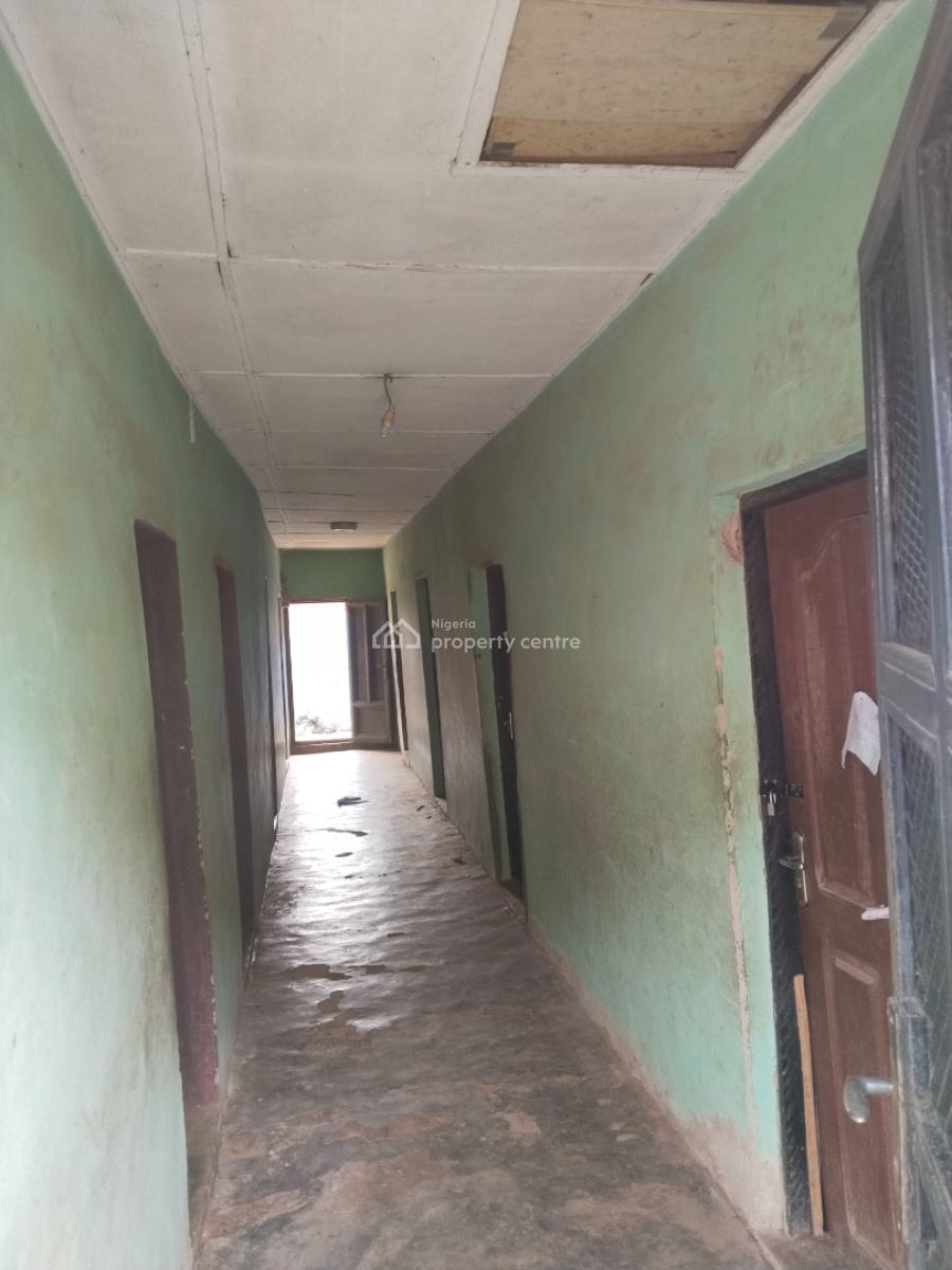 8 Nos Rooms, Bq Kitchen and  1no Shop on Half Plot of Land with Cofo, Otun Road Akute Ogun State Accessible From Ojodu Berger, Akute, Ifo, Ogun, Detached Bungalow for Sale