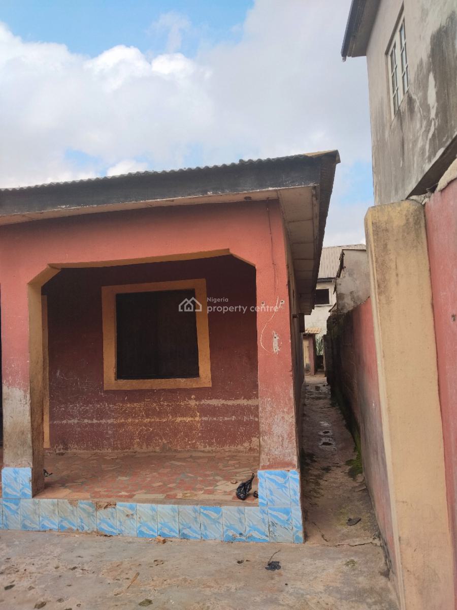 8 Nos Rooms, Bq Kitchen and  1no Shop on Half Plot of Land with Cofo, Otun Road Akute Ogun State Accessible From Ojodu Berger, Akute, Ifo, Ogun, Detached Bungalow for Sale