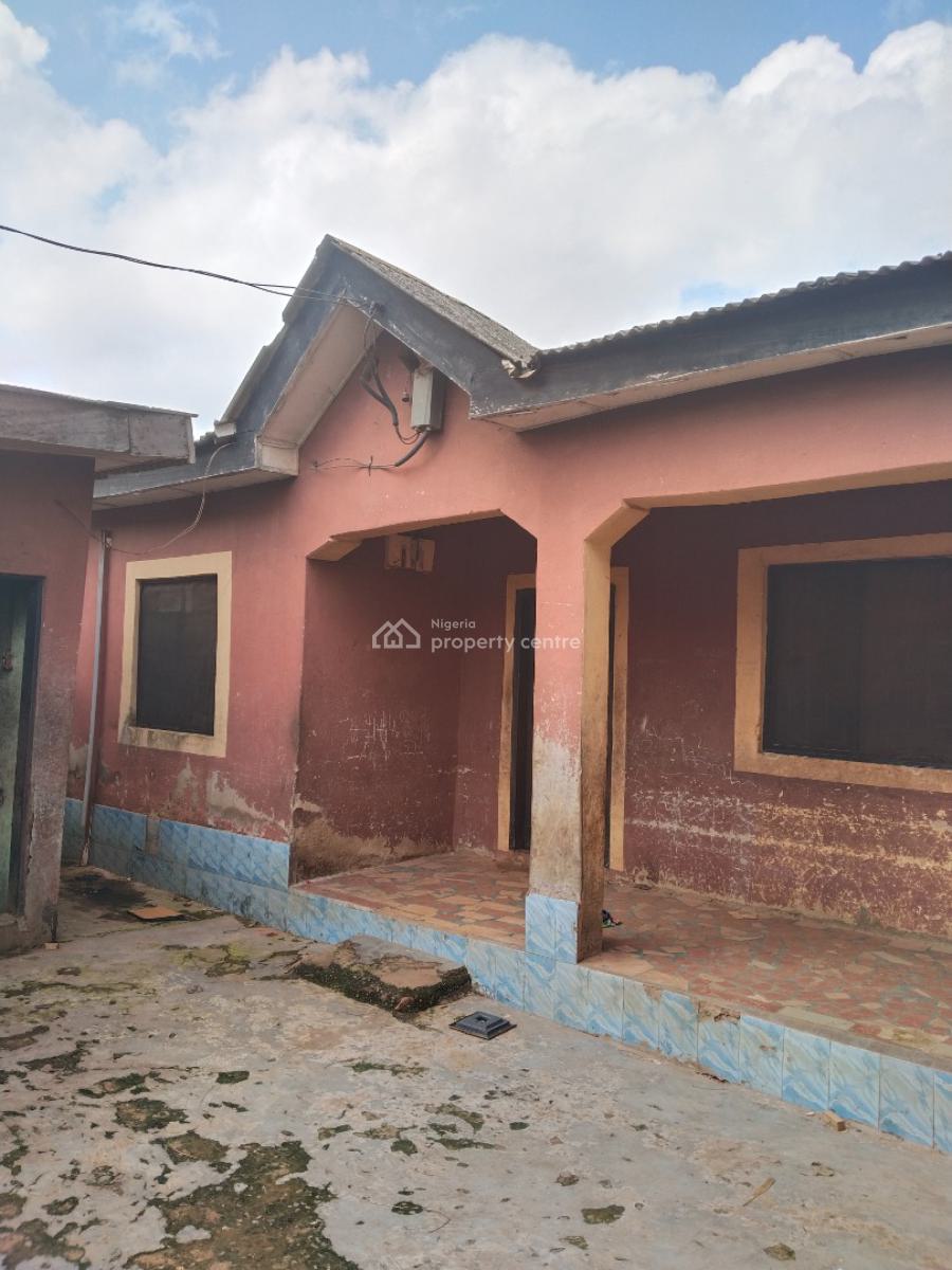 8 Nos Rooms, Bq Kitchen and  1no Shop on Half Plot of Land with Cofo, Otun Road Akute Ogun State Accessible From Ojodu Berger, Akute, Ifo, Ogun, Detached Bungalow for Sale