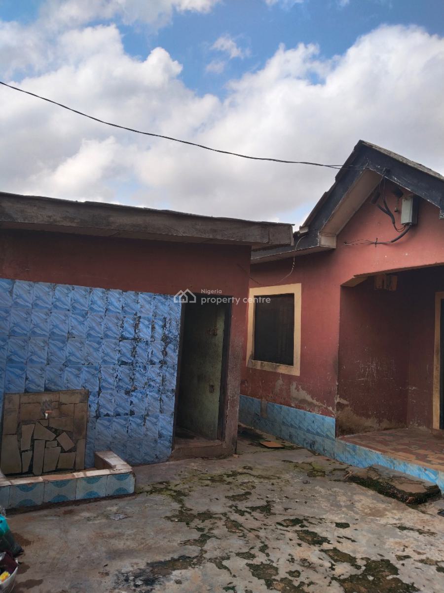 8 Nos Rooms, Bq Kitchen and  1no Shop on Half Plot of Land with Cofo, Otun Road Akute Ogun State Accessible From Ojodu Berger, Akute, Ifo, Ogun, Detached Bungalow for Sale