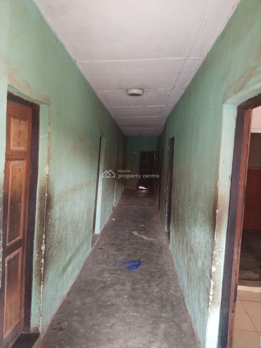 8 Nos Rooms, Bq Kitchen and  1no Shop on Half Plot of Land with Cofo, Otun Road Akute Ogun State Accessible From Ojodu Berger, Akute, Ifo, Ogun, Detached Bungalow for Sale