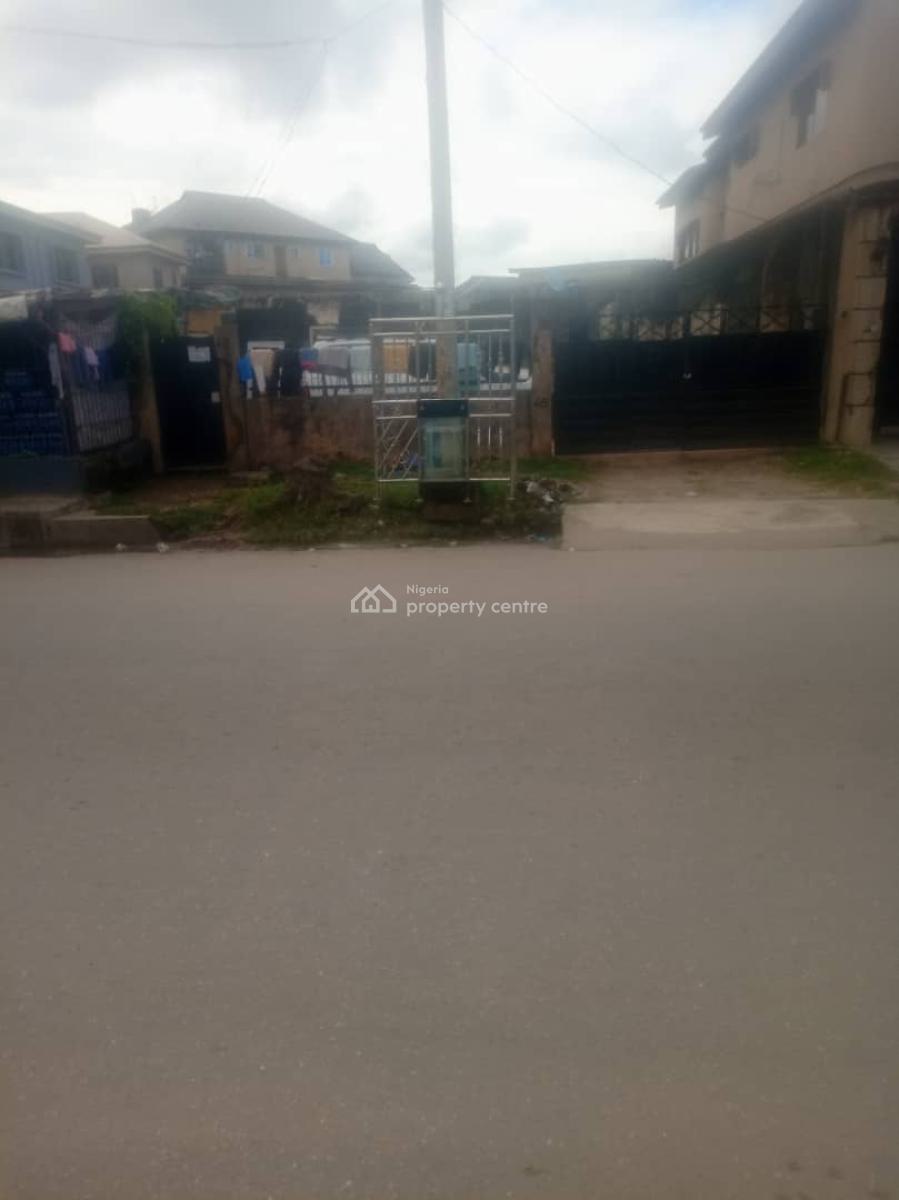 Land with Foundation on Seinde Callisto Street, Charity Oshodi, Seinde Callisto Str, Off Apapa-oshodi Express Way, Oshodi, Lagos, Mixed-use Land for Sale