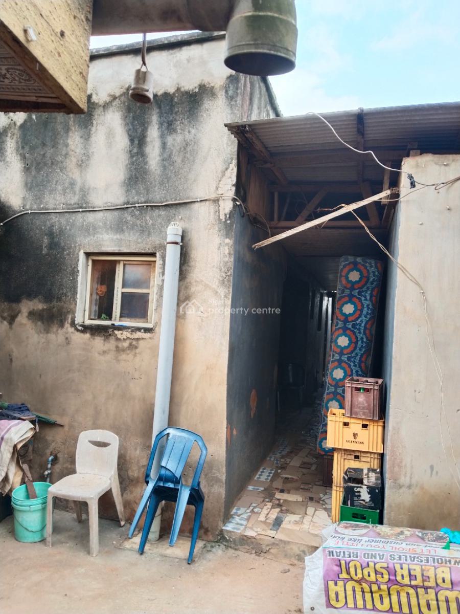 a Bungalow of 2 Units of Room Self Contain, 1 Unit of Mini-flat & Units of Shops, Otun Road, Akute, Ifo, Ogun, Detached Bungalow for Sale