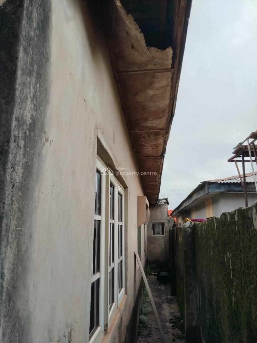 a Bungalow of 2 Units of Room Self Contain, 1 Unit of Mini-flat & Units of Shops, Otun Road, Akute, Ifo, Ogun, Detached Bungalow for Sale