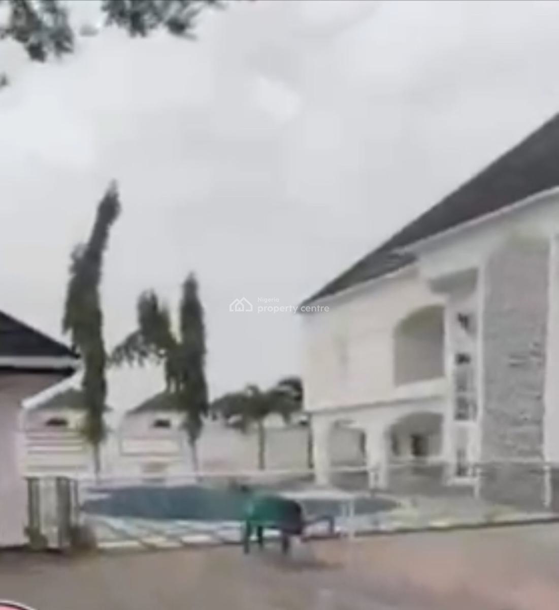 Spacious 6-bedroom Villa+2 Bedroom Bq with Swimming Pool, Sangotedo, Ajah, Lagos, Detached Duplex for Sale