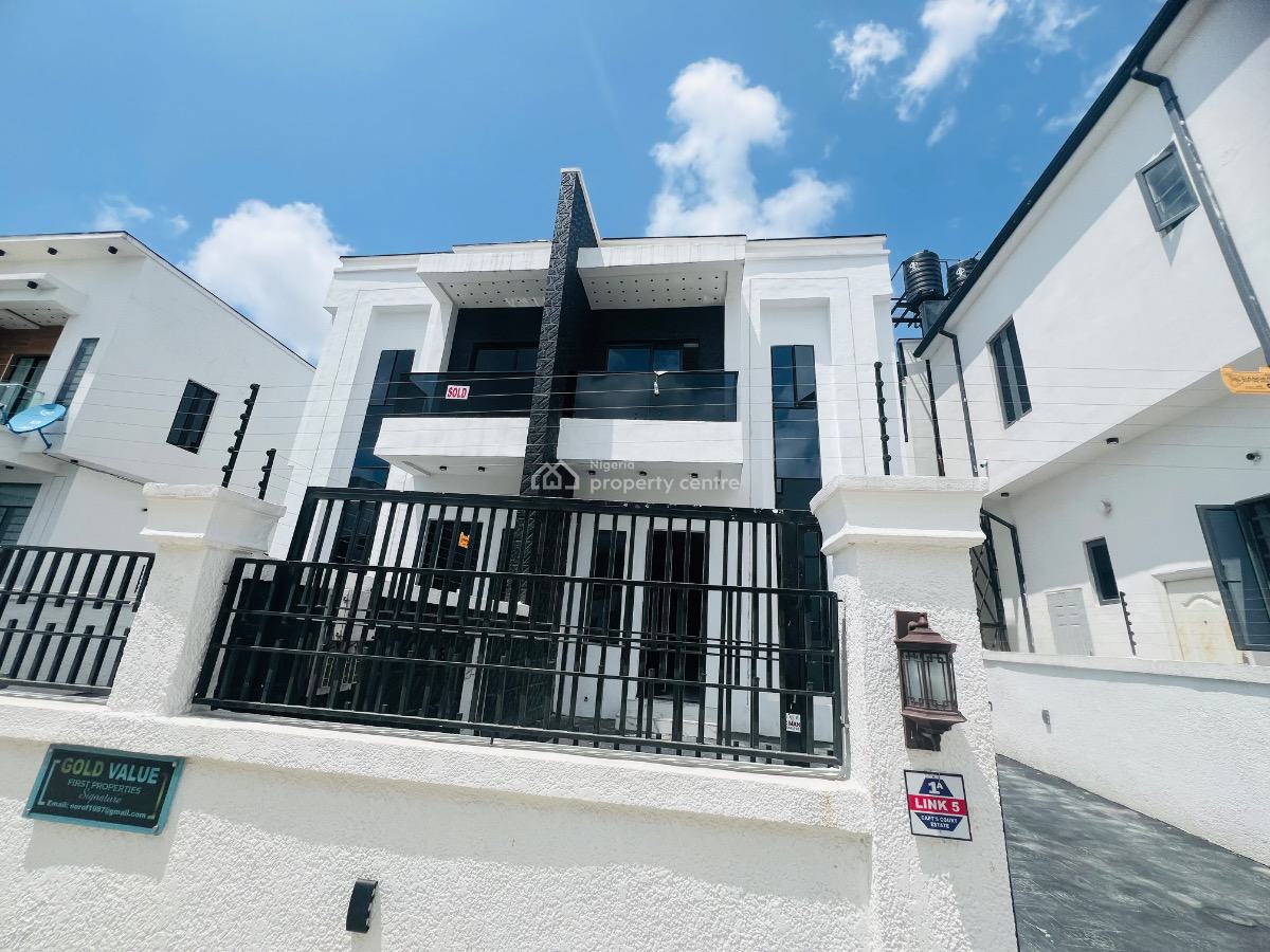 4 Bedroom Semi Detached Duplex with Bq, Lekki Palm City, Lekki, Lagos, Semi-detached Duplex for Sale