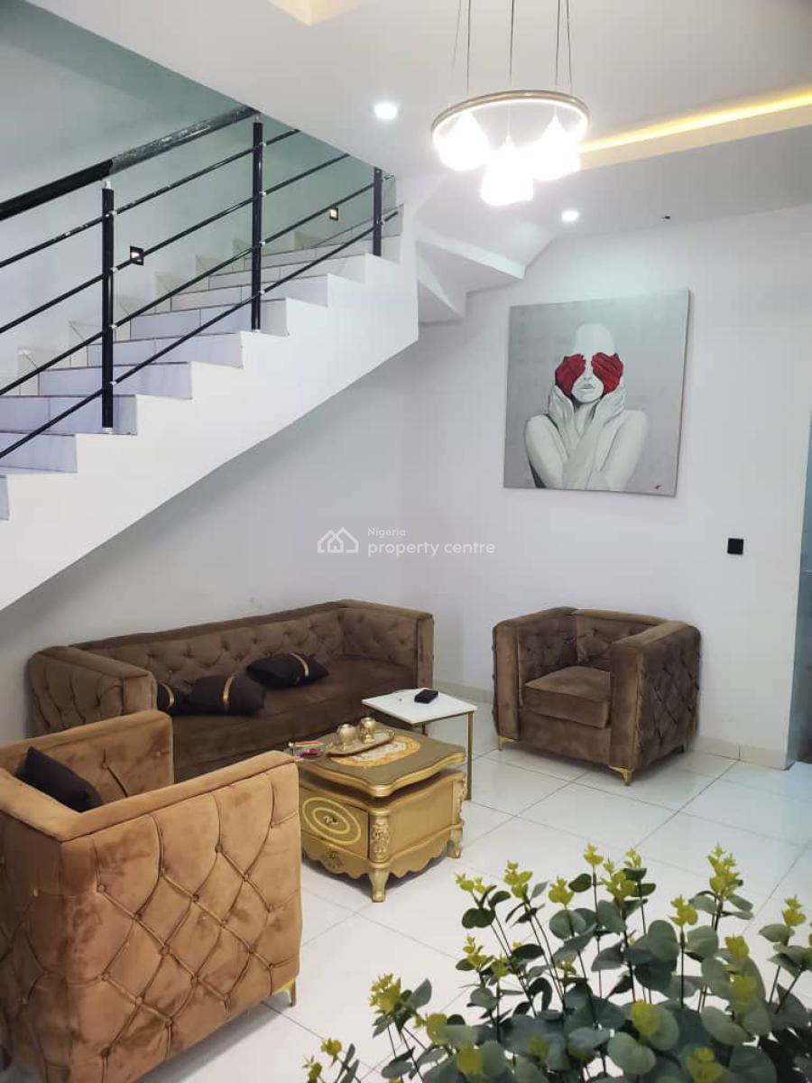Furnished 2bedroom Terrace Duplex with Inverter in a Secure Estate, Ikota, Lekki, Lagos, Terraced Duplex for Sale