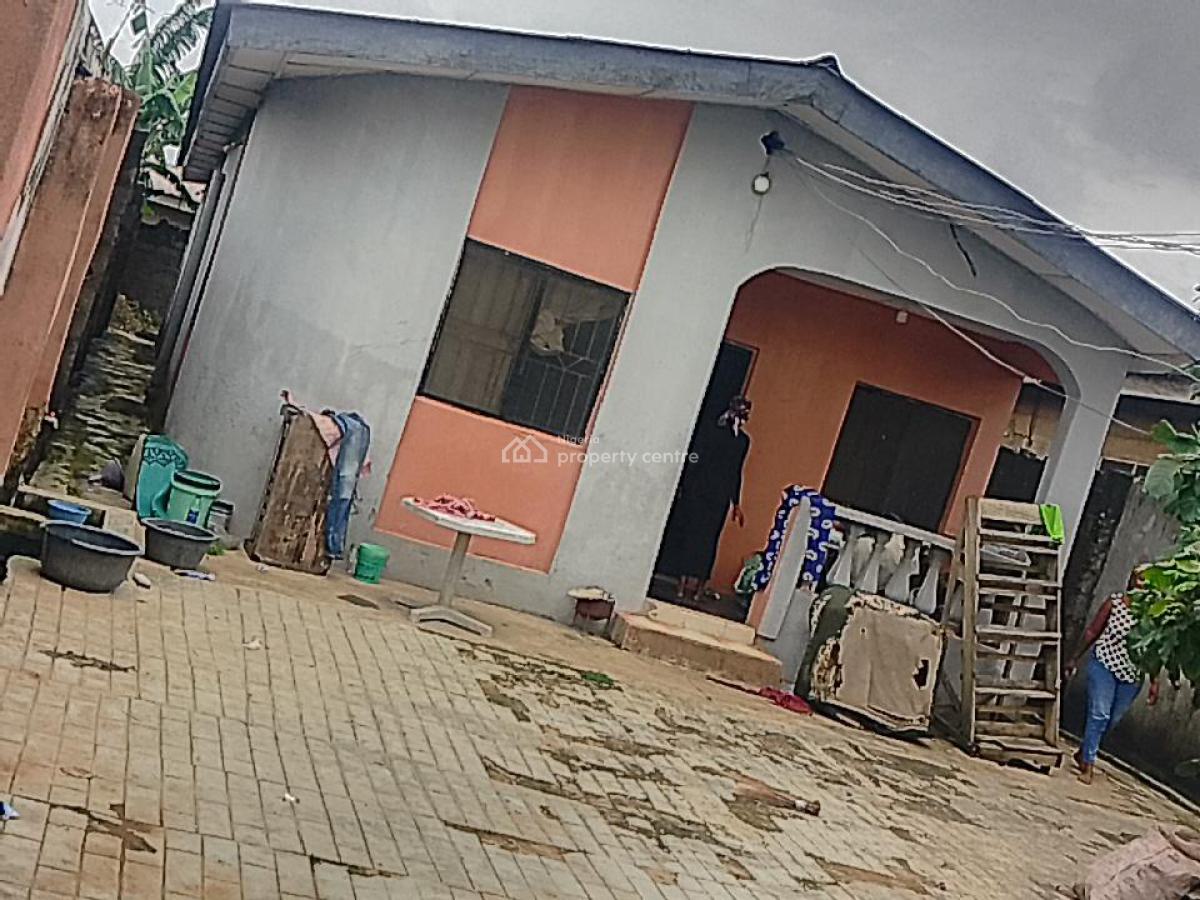 4 Bedroom Flat Bungalow, with a Store and 2 Shops in The Front on Half, Off Ijegun Road, Community Road, Ikotun, Lagos State., Ikotun, Lagos, Detached Bungalow for Sale