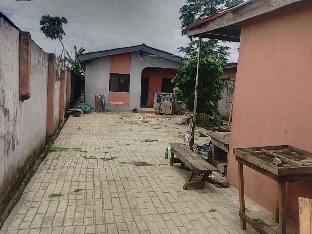 4 Bedroom Flat Bungalow, with a Store and 2 Shops in The Front on Half, Off Ijegun Road, Community Road, Ikotun, Lagos State., Ikotun, Lagos, Detached Bungalow for Sale