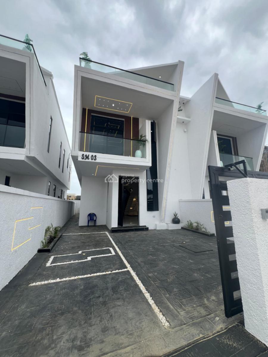 Self Compound 4 Bedroom Semi Detached Duplex, Ikota, Lekki, Lagos, Semi-detached Duplex for Sale