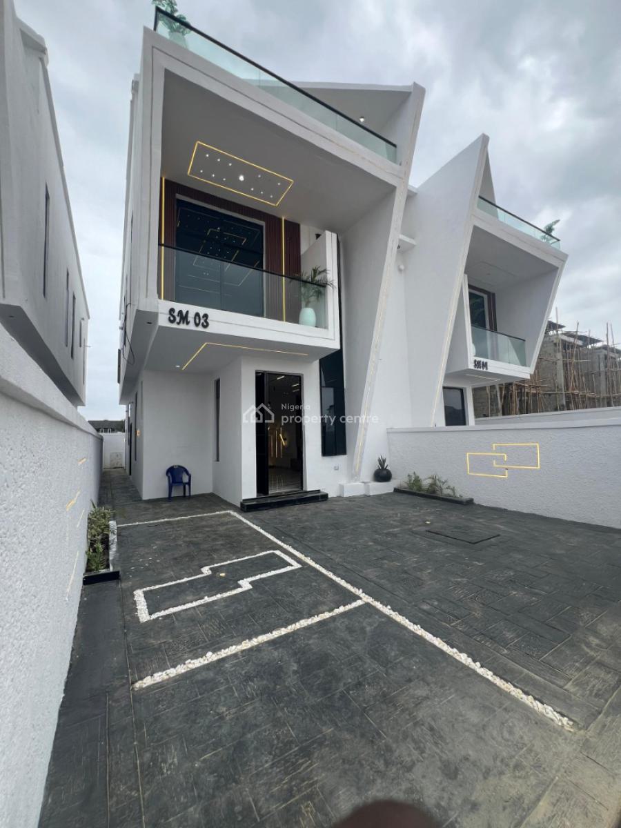 Self Compound 4 Bedroom Semi Detached Duplex, Ikota, Lekki, Lagos, Semi-detached Duplex for Sale