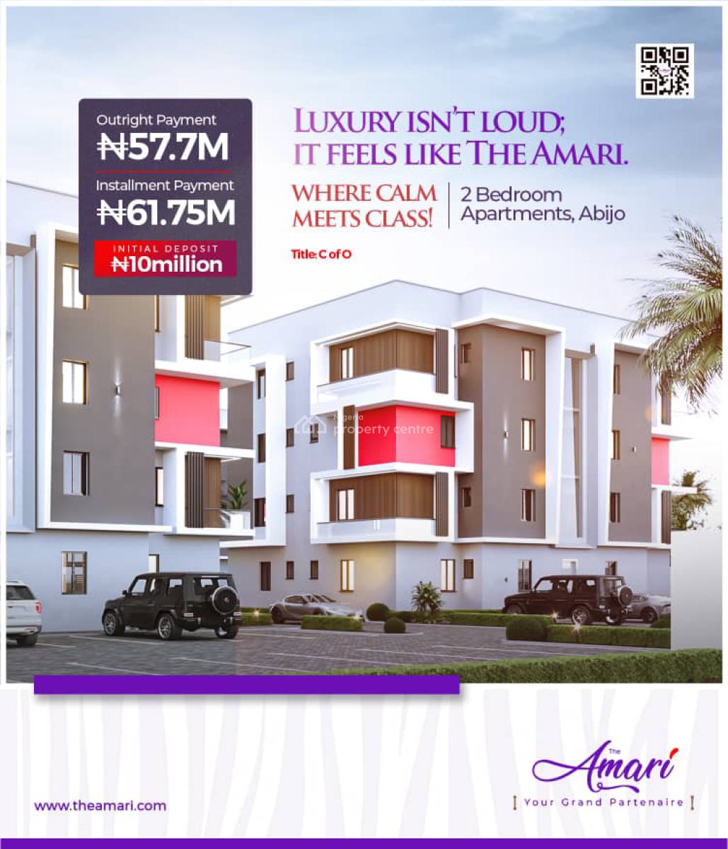 2 Bedroom Apartment, Abijo, Lekki, Lagos, Flat / Apartment for Sale