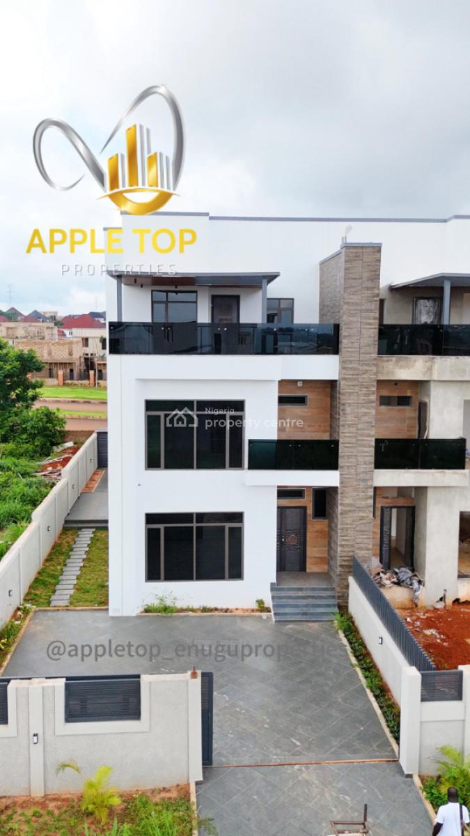 Luxury 5 Bedroom Duplex with Rooftop Balcony, Centenary City, Enugu, Enugu, Detached Duplex for Sale