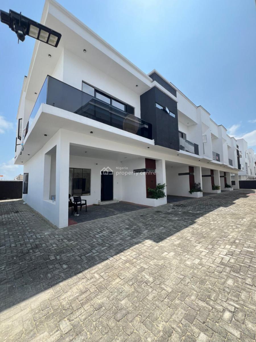 Well Built 4 Terraced Duplex with Bq in a Serene Environment, Ikota, Lekki, Lagos, Terraced Duplex for Sale