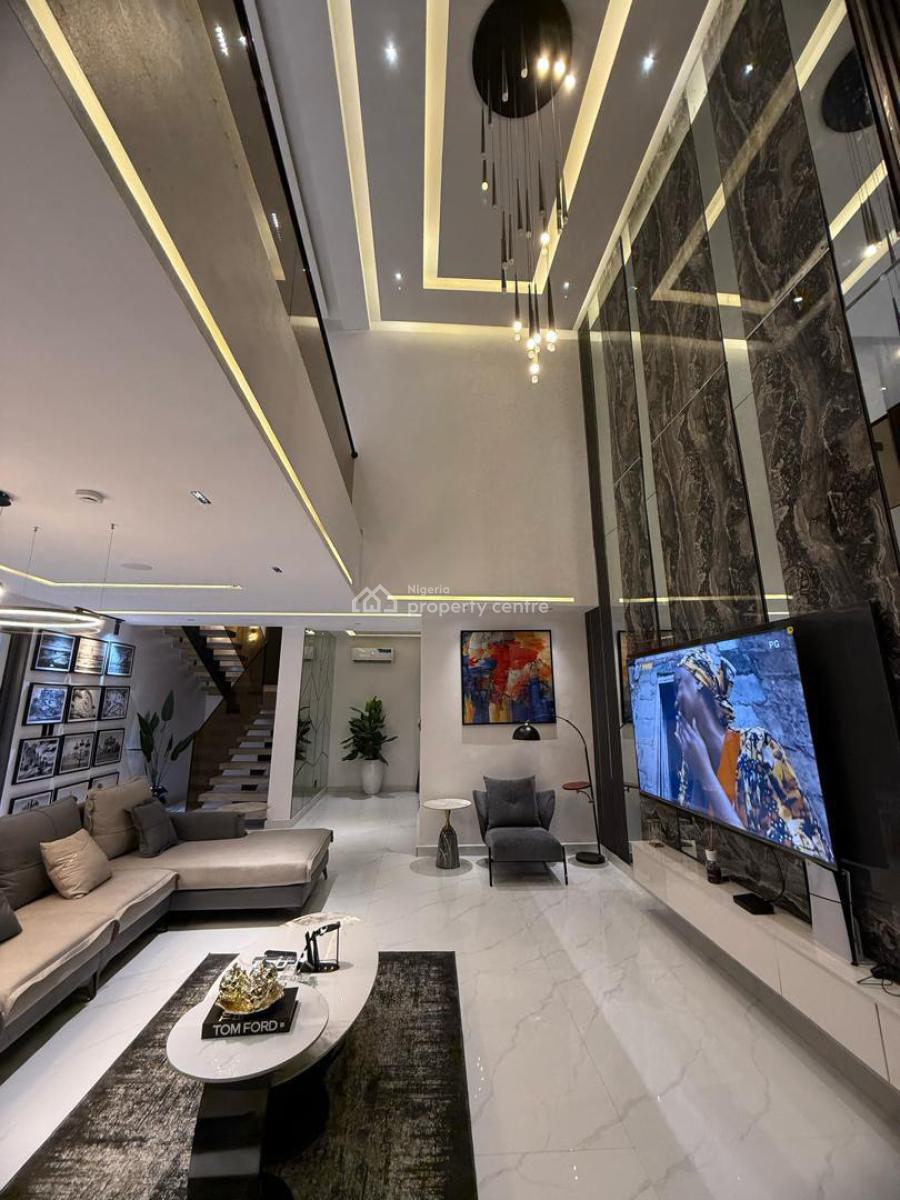 Most Luxurious Smart 5 Bedroom( Self Compound, Adeniyi Jones, Ikeja, Lagos, House Short Let