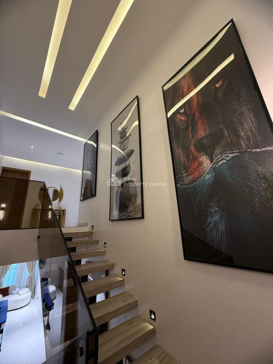 Most Luxurious Smart 5 Bedroom( Self Compound, Adeniyi Jones, Ikeja, Lagos, House Short Let