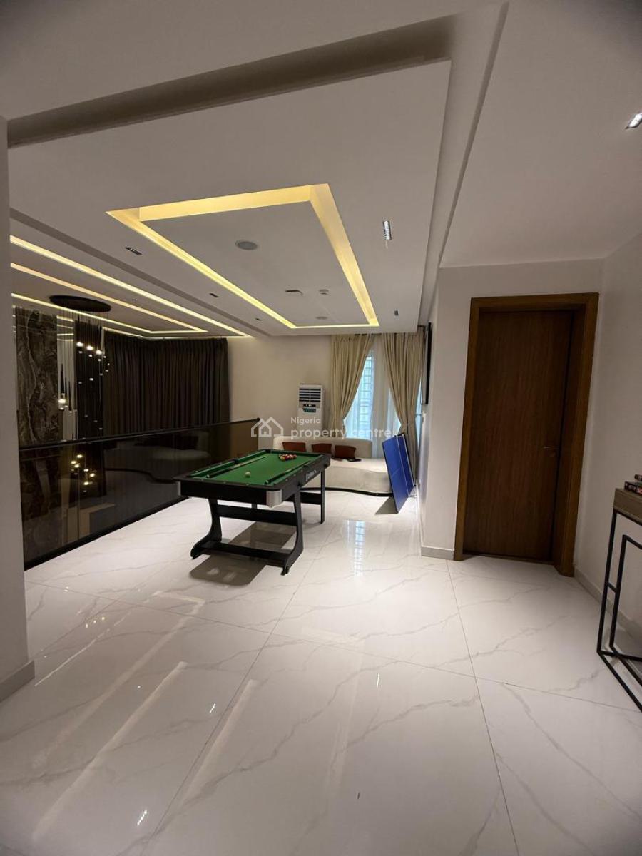 Most Luxurious Smart 5 Bedroom( Self Compound, Adeniyi Jones, Ikeja, Lagos, House Short Let