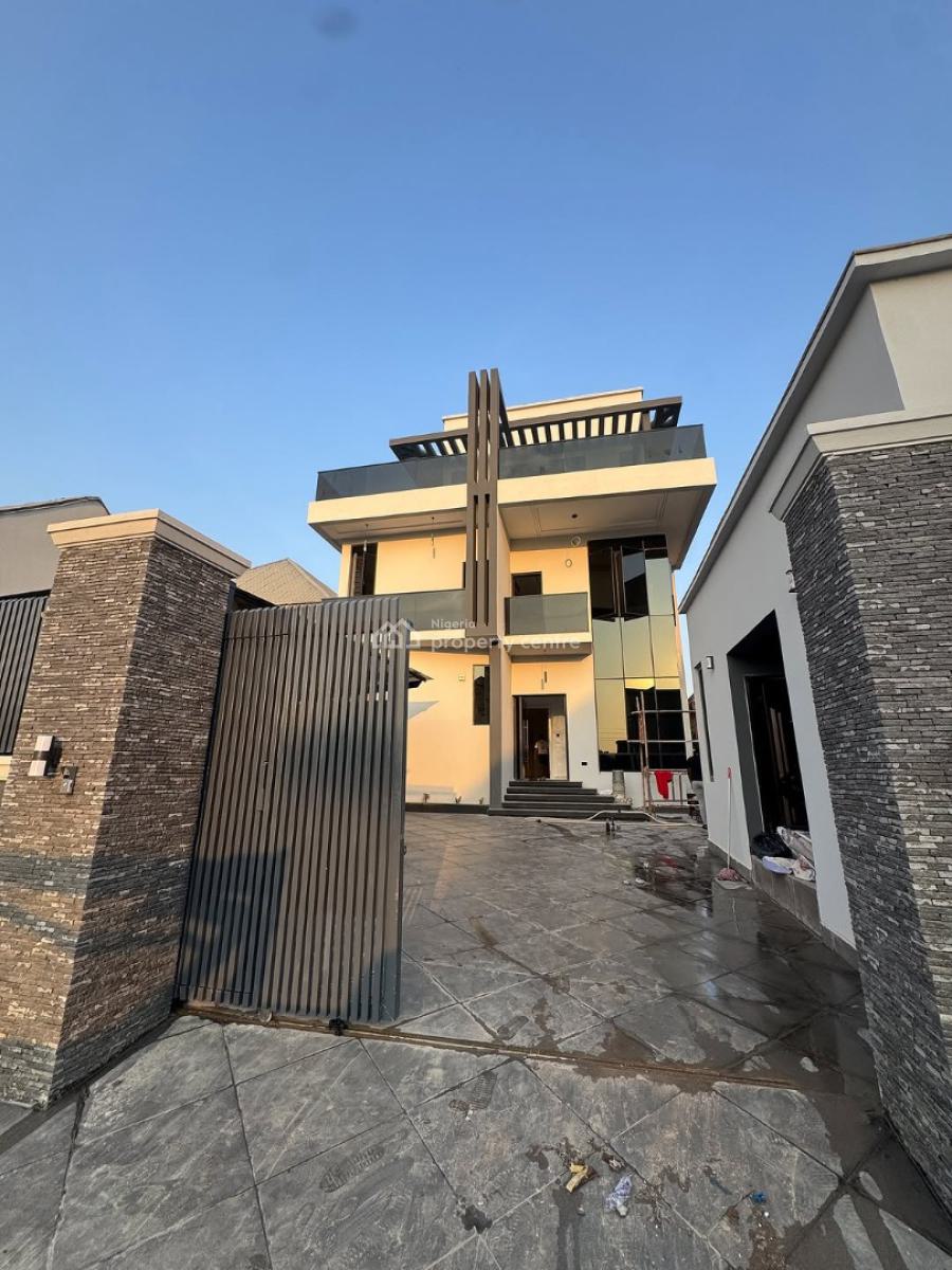 5bedrooms Fully Detached Duplex with Elevator Shaft Shaft and 2room Bq, Apo Resettlement, Apo, Abuja, Detached Duplex for Sale