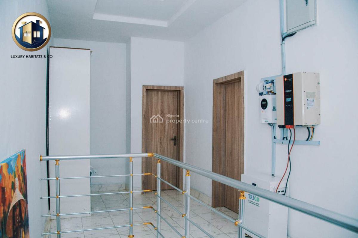 Lovely Fully Furnished 4 Bedroom Terrace Duplex with Inverter, Ikota, Lekki, Lagos, Terraced Duplex for Rent