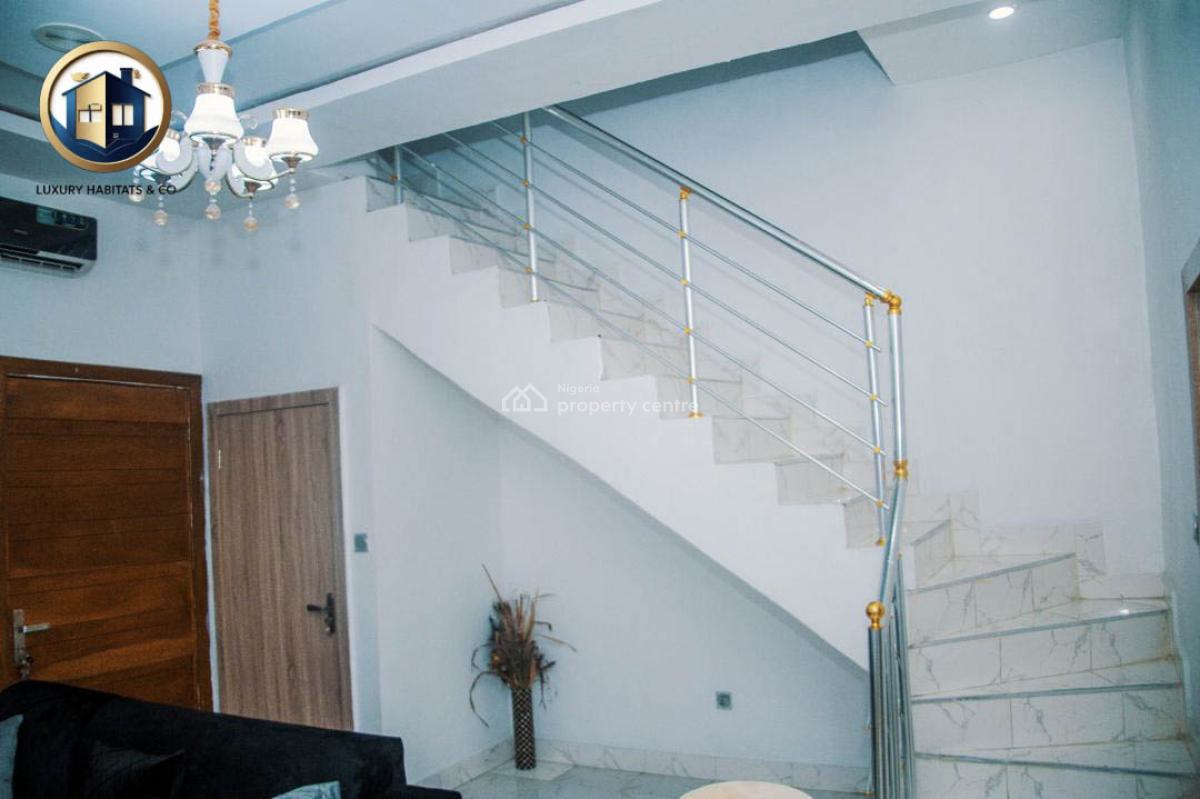 Lovely Fully Furnished 4 Bedroom Terrace Duplex with Inverter, Ikota, Lekki, Lagos, Terraced Duplex for Rent