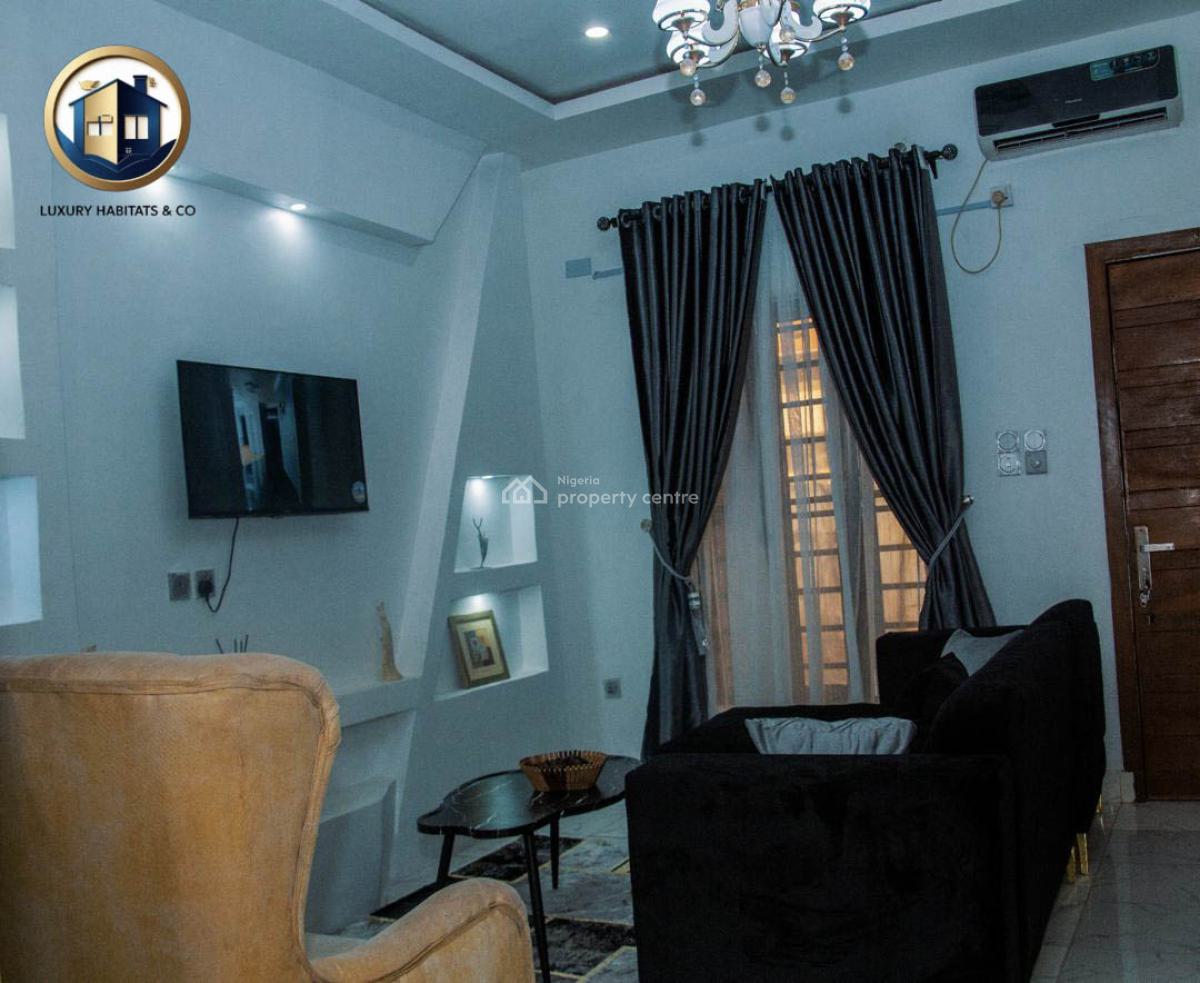 Lovely Fully Furnished 4 Bedroom Terrace Duplex with Inverter, Ikota, Lekki, Lagos, Terraced Duplex for Rent