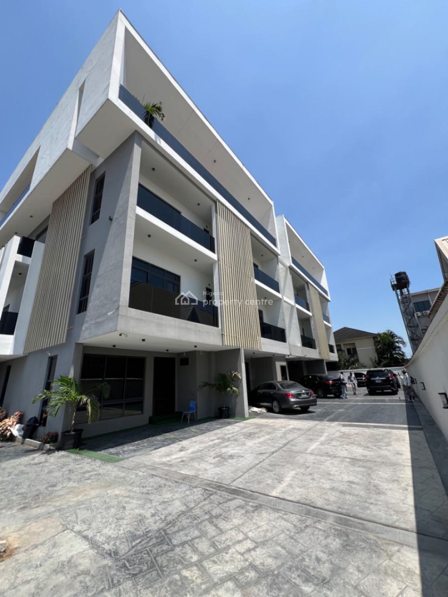 Luxury 4 Bedroom Terraced Duplex with Bq, Off Providence Ave, Lekki Phase 1, Lekki, Lagos, Terraced Duplex for Rent