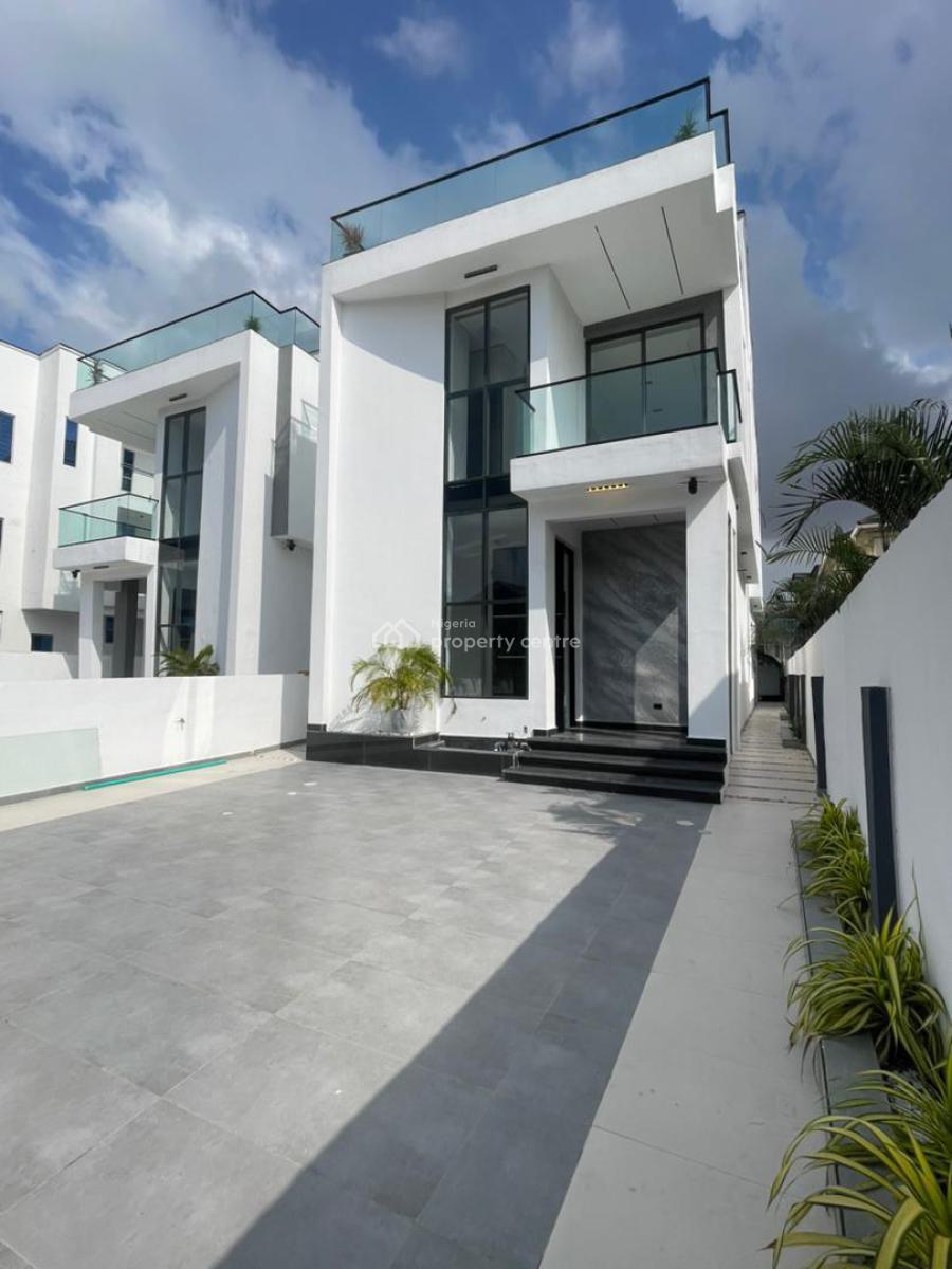 5 Bedroom Duplex Fully Detached with Bq, Chevron, Lekki, Lagos, Detached Duplex for Sale