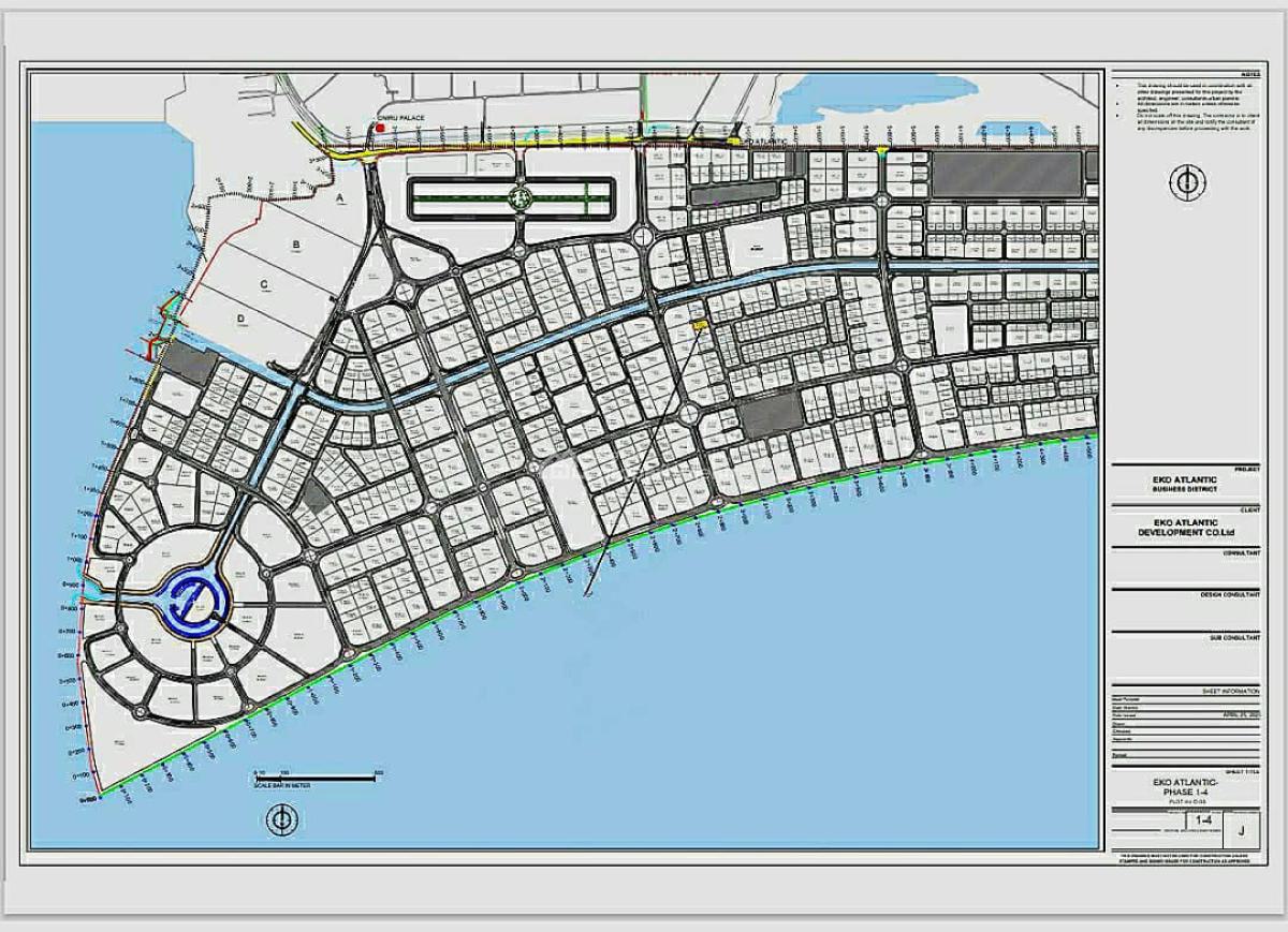 Plots, Eko Atlantic, Eko Atlantic City, Lagos, Residential Land for Sale