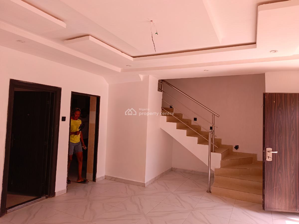 Amazing 4 Bedroom Terrace Duplex 1 Room Downstairs, 3 Rooms Up Stairs, Life Camp, Abuja, Terraced Duplex for Rent