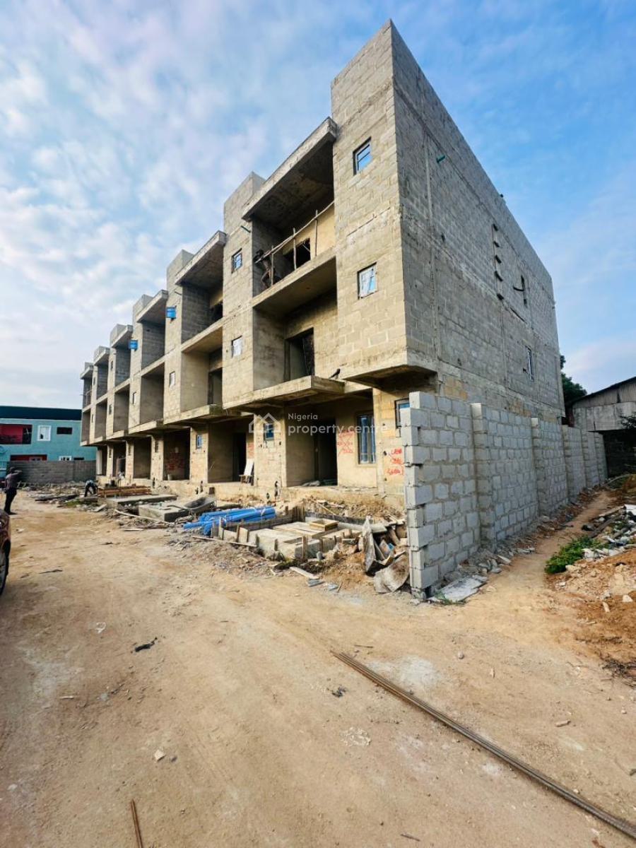 Newly Built 4 Bedroom Terrace Duplex One Unit Left, Oko-oba, Agege, Lagos, Terraced Duplex for Sale