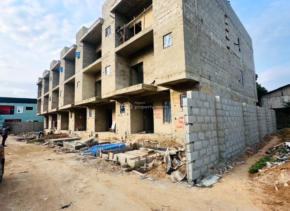 Newly Built 4 Bedroom Terrace Duplex One Unit Left, Oko-oba, Agege, Lagos, Terraced Duplex for Sale