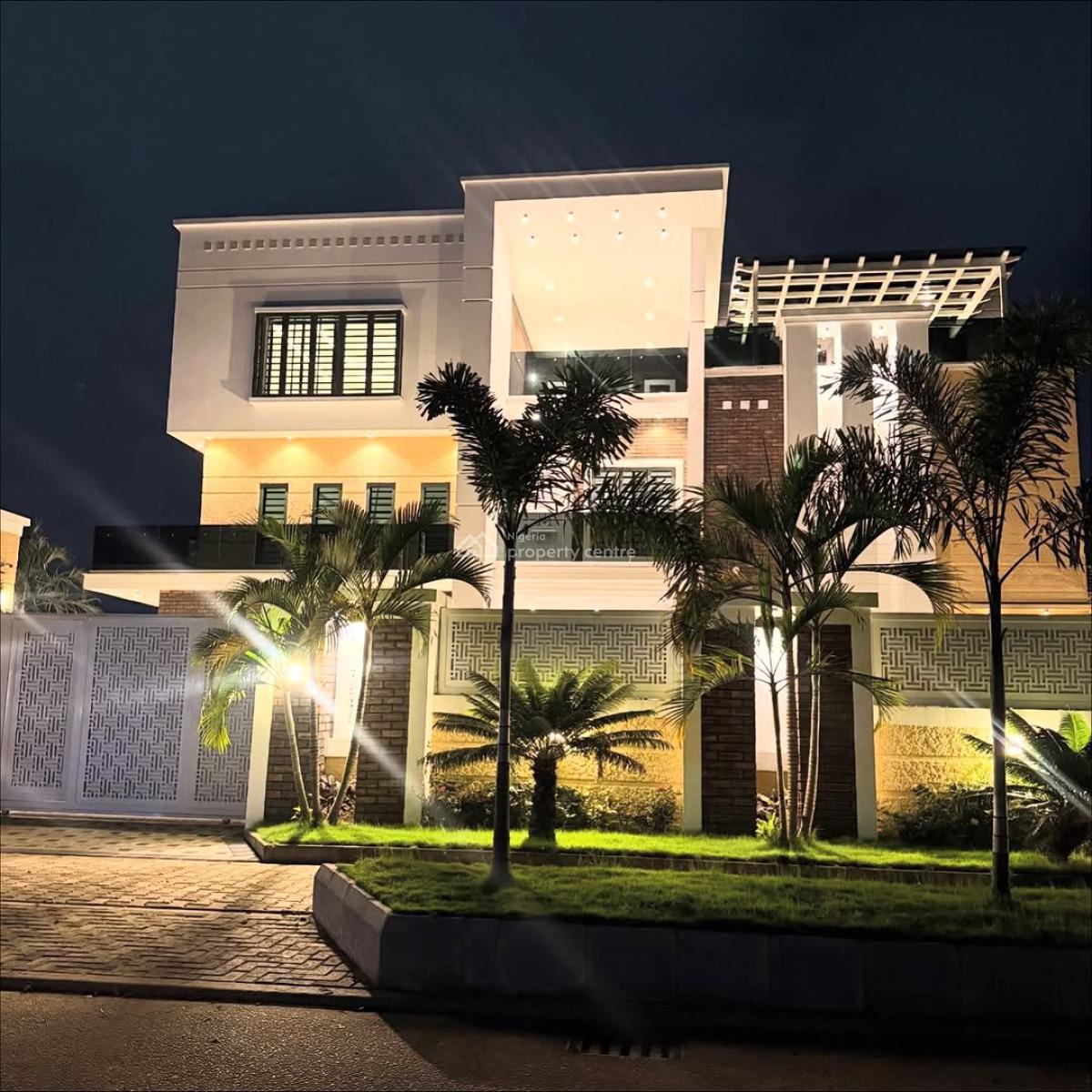 Newly Constructed Taste Fully Finished 8 Bedrooms Luxury Smart Home, Wuse 2, Abuja, Detached Duplex for Sale