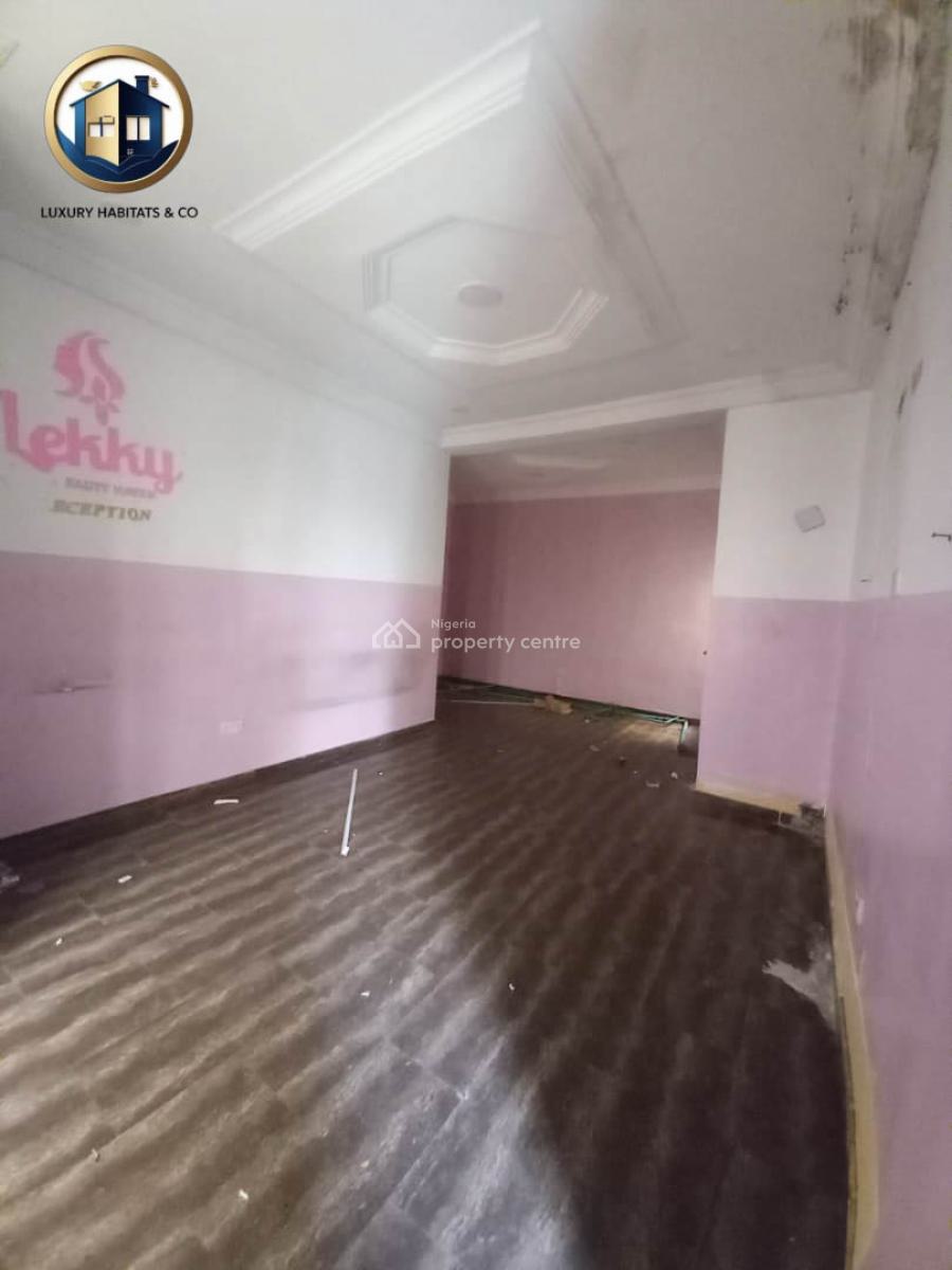 Office/shop Space Consisting of 2 Bedroom Flat Upstairs, Lekky County Homes, Ikota, Lekki, Lagos, Plaza / Complex / Mall for Rent