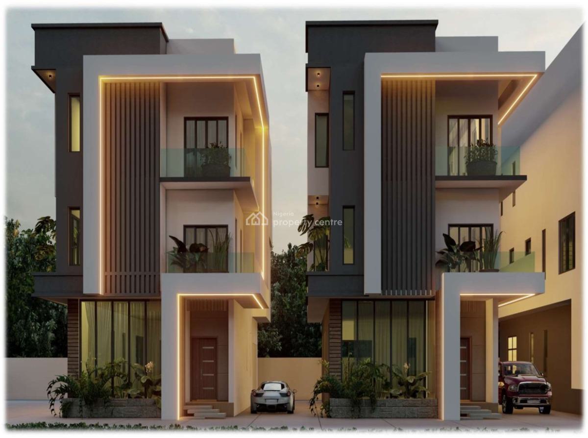 Brand New 4 Bedroom Duplex with Bq, Bode Olajumoke Street, Parkview, Ikoyi, Lagos, Semi-detached Duplex for Sale